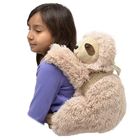 Unipak Designs Kids Plush Backpack, Kiwi Sloth