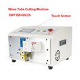 thumbnail image 1 of SWT508-QG4/S Touch Screen Wire Pipe Sleeving Cutting Machine Automatic Silica Plastic PVC Wire Tube Cable Cutter ,Easy to Operate, 1 of 5
