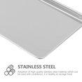thumbnail image 4 of YSNOOWE Tray for Oven Stainless Steel Plate for Versatile Use 1Pcs, 4 of 8