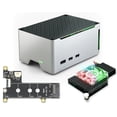 thumbnail image 1 of Caja de Aluminio ElectroCookie para Raspberry Pi 5 con Ventilador RGB, 1 of 9