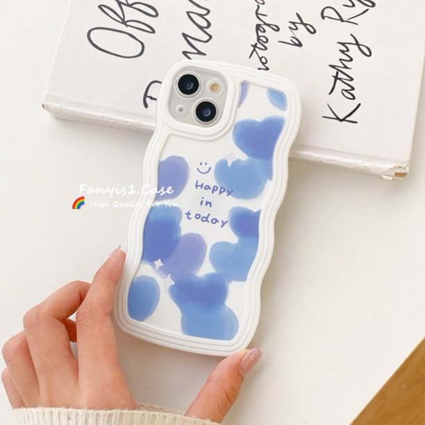 Carcasa Redmi 12C Note 12 11 10 9 8 Pro 10C 9A 9C 9T 10A Mi Lite 11 10T 11 Pocot X3 X3 F3 Tinged Love TPU Funda De Teléfono A Prueba De Polvo Color Caramelo Borde Ondulado