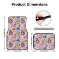 thumbnail image 5 of Wukai Cartoon Donuts Front Car Floor Mats Four-Piece Set Front & Rear Universal Car Floor Mats for SUVs, Trucks, Sedans, 5 of 7