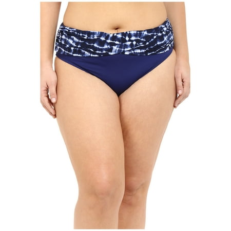 Bleu Rod Beattie Plus Size I've Got You Babe Sarong Hipster (Indigo, 18W)