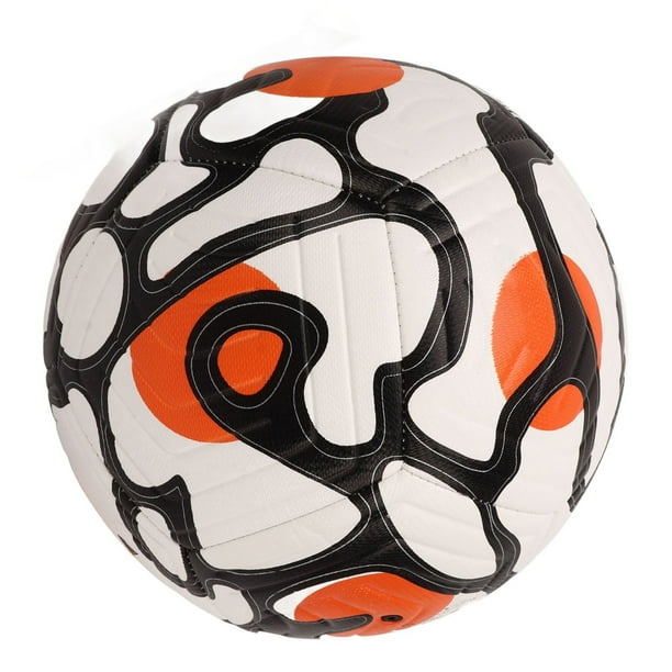 Balón de fútbol material de pu revestimiento de butilo llameño abuela regalo tamaiño estándar con envoltura de nailon apretado, para uso en interiores y exteriores