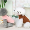 thumbnail image 4 of 2 Pack Dog Sweater Fleece Vest Pet Warm Pullover Fleece Jacket with D-Ring, Fall Winter Dog Clothes Cold Weather Coat for Puppy and Small Dogs Unisex, 4 of 6