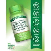 Glucosamine Chondroitin MSM Complex | 60 Caplets | Triple Strength | by Natures Truth