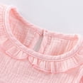 thumbnail image 4 of KPOPLK Toddler Baby Girls Summer Clothes Floral Sleeveless Tops + Shorts 2 Pieces Set Summer Kids Graphic Print Outfit Set 12M - 5T(18-24 Months,Pink), 4 of 9