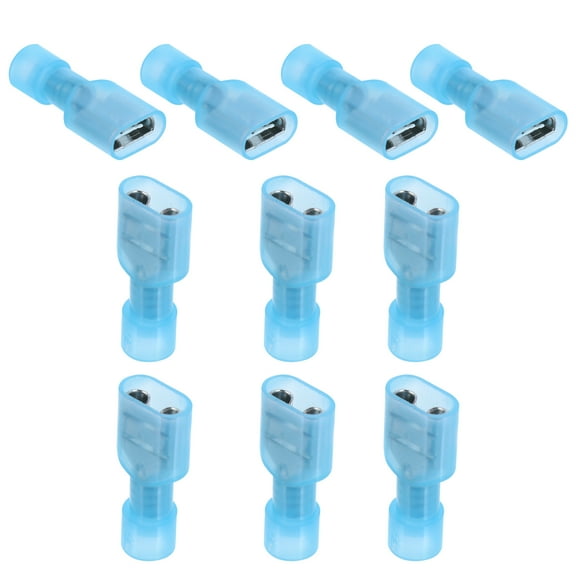 150pcs Female Nylon Spade Disconnect Crimp Terminal Wire Connectors