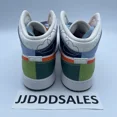 thumbnail image 4 of Ni - ke Ni - ke Air Jordan 1 Mid 'Spring Stitch' Sneakers Youth DX2462-100 Sz 7Y / WMNS 8.5, 4 of 5