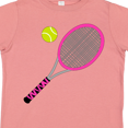 thumbnail image 4 of Inktastic Pink Tennis Racket and Ball Boys or Girls Toddler T-Shirt, 4 of 5