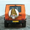 thumbnail image 6 of Salouo Fishing Gnome Fisherman Print Spare Tire Cover 14-17 inch Spare Tire Protector Universal Tough Tire Wheel Cover for Trailer SUV and Truck-15 inch, 6 of 6