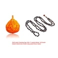 thumbnail image 1 of Kamada Combination of Jholi mala/Gaumukhi/chanting bag and exquisite 108 beads Kamal Gatta (Lotus seeds) long mala,Spritual Necklace/rosary for Women and Men, 1 of 5