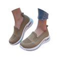 thumbnail image 3 of ibiyuan Womens Orthopedic Walking Shoes Adjustable Upper Wide Walking Shoes for Women Knit Upper Embroidery on Sneakers Women Classic Hands Free Mary Jane Flats Women Go Walk Shoes, 3 of 8