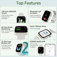 thumbnail image 2 of HONOR Choice Watch 2i, Llamadas Bluetooth Smart Watch, 1.85 Pulgadas AMOLED, 14 Días de Autonomía, Spo2, 1ATM, IP68, Compatible con Android e iOS, Negro, 2 of 5