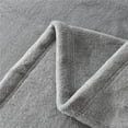 thumbnail image 5 of Mainstays Super Soft Plush Blanket, Light Grey, Twin 66"X90", 5 of 7