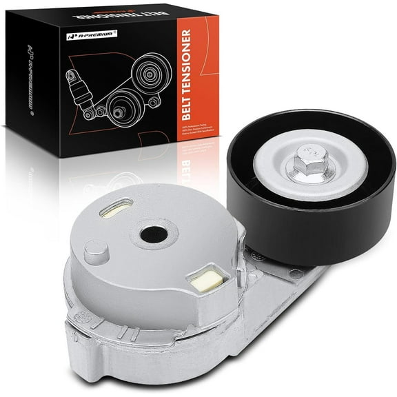 A-Premium Belt Tensioner Pulley Assembly Compatible with Chevy GMC Colorado Canyon 04-06 Trailblazer Envoy 02-09 Trailblazer EXT Envoy XL 2002-2006