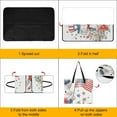 thumbnail image 4 of Patriotic Cat Floral FourthJuly Cute Outdoor Picnic Blanket, Foldable Waterproof Beach Mat, Portable Beach Blanket for Beach Camping, Hiking, Family Concerts, 4 of 8