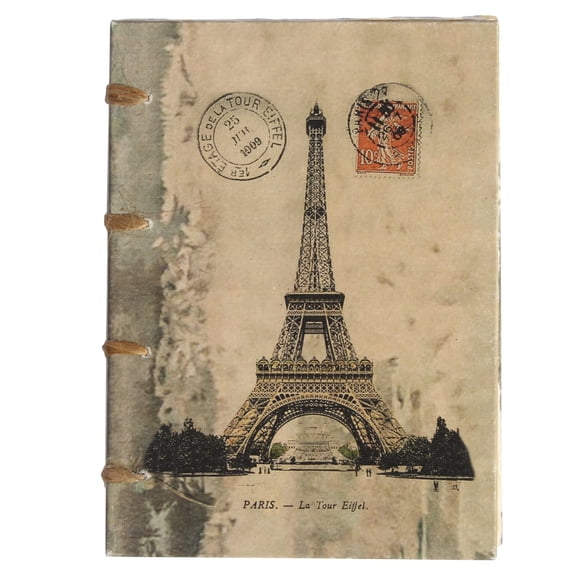 De Kulture Works Journal Eiffel Tower Artwork Travelogue Diary A5 Size, 140 Pages, 125 GSM