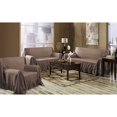 thumbnail image 3 of Kashi Home Venice 3 Piece Furniture Throw Set Ivory, 3 of 5