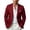 Wine, variant on Riecok Blazers for Men Button Front Business Suit Jacket Solid Long Sleeve Casual Coat Formal Office Clothes with Pocket