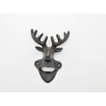 thumbnail image 1 of Brown Reindeer Cast Iron Bottle Opener, 1 of 1
