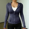 thumbnail image 5 of Hfnxid Women's Sun Shirts UPF 50+ UV Protection SPF Long Sleeve Quick Dry Stretch Top Summer Outdoor Workout Hiking Fishing Tops Navy S, 5 of 8