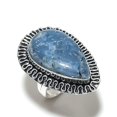 thumbnail image 2 of Natural Aquamarine Gemstone Handmade 925 Sterling Silver Ring Size 8, 2 of 2