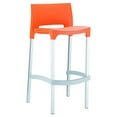 thumbnail image 1 of Compamia Gio 29.5" Outdoor Bar Stool in Orange, 1 of 5