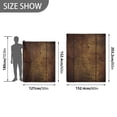 thumbnail image 6 of Yayeee Throw Blanket for Couch Soft Warm 50" x 60" Sofa Chair Bed Decoration, Wood Grain, 6 of 7