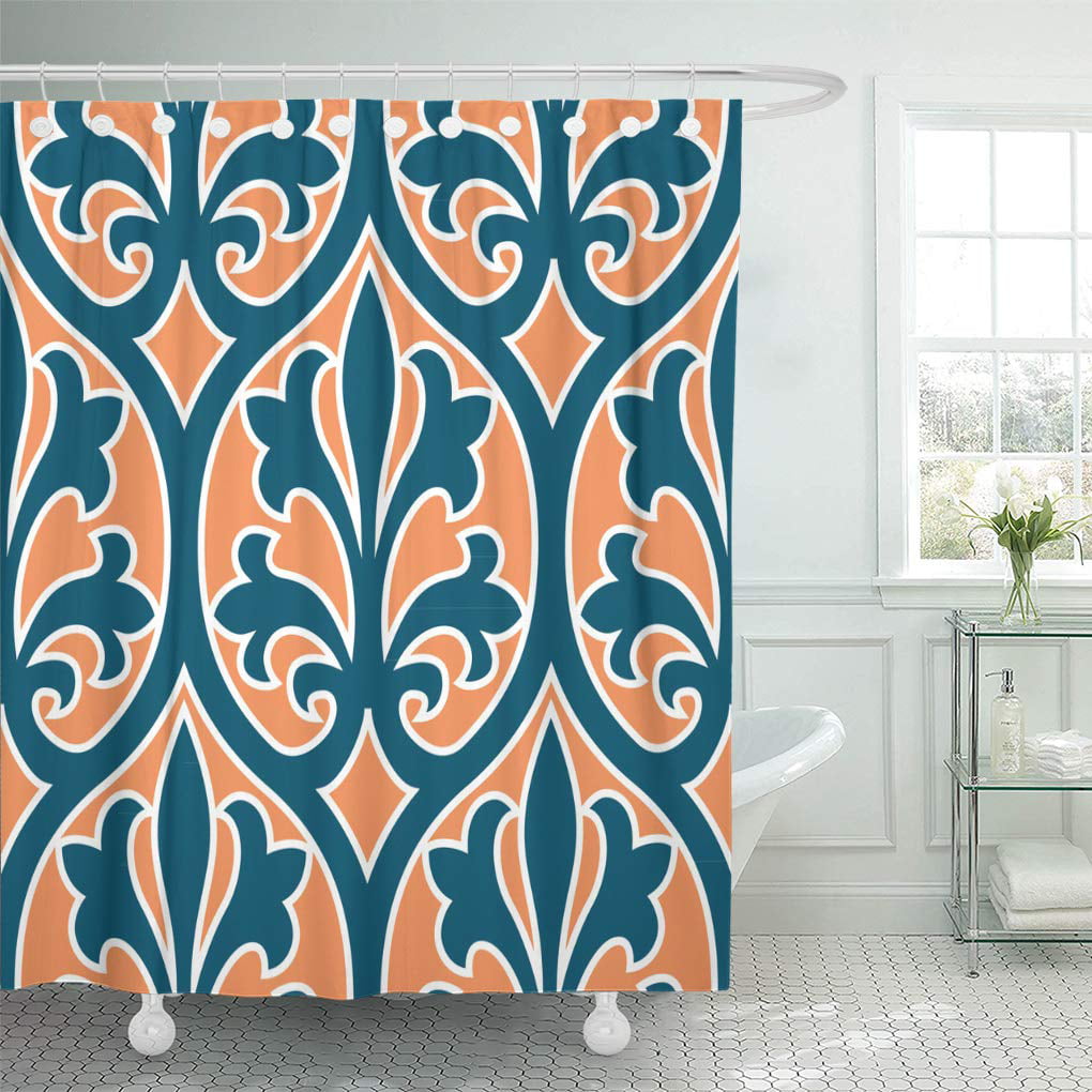 Details about   Purple Ombre Shower Curtain Geometric Trellis Morrocan Tile Print Decorative Wat 
