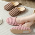 thumbnail image 5 of Slippers for Women, Soft Plush Lightweight House Slippers Comfortable Indoor Outdoor Slippers, Anti-Slip Sole, Pink, Size 9-10, 5 of 11