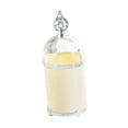 thumbnail image 3 of Tarro de almacenamiento Tenedor Contenedor de almacenamiento Decoración del hogar con tapa Cuchara de café Tenedor de postre borde de plata amarilla, 3 of 9