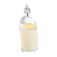 thumbnail image 3 of Tarro de almacenamiento Tenedor Contenedor de almacenamiento Decoración del hogar con tapa Cuchara de café Tenedor de postre borde de plata amarilla, 3 of 9