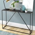 thumbnail image 2 of Henn&Hart 45" Blackened Bronze Metal Console Table, 2 of 8