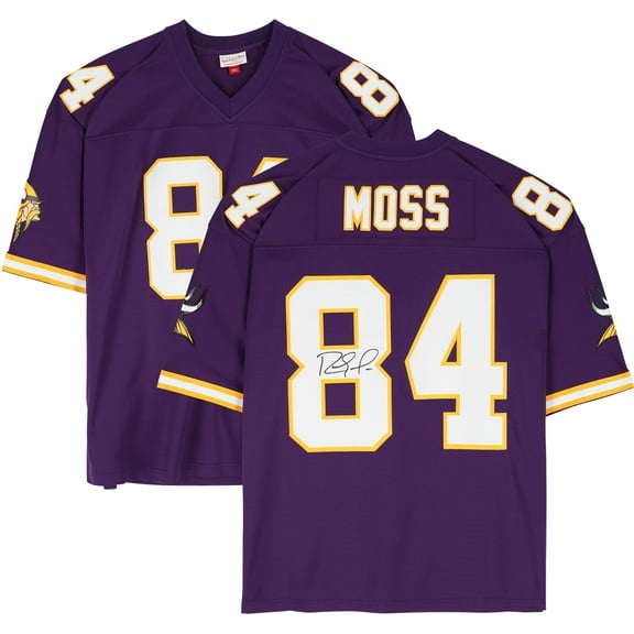 Randy Moss Minnesota Vikings Autographed Purple Mitchell & Ness Replica Jersey - Fanatics Authentic Certified