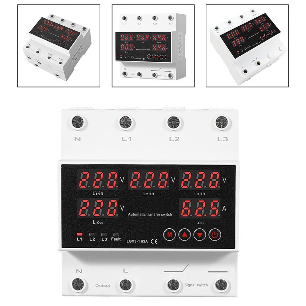 Mains Generator Inverter Automatic Transfer Switch With Real Time Monitoring