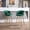 Green, variant on 30 Inch Bar Stools ( Of 2), , Footrest & Golden Legs, Velvet Upholstered, Foam Filled, 19.11 In. Depth, 19.55 Width, 39.05 Height 2 Stools, Footrest, Velvet, Height, 14.59 Lb
