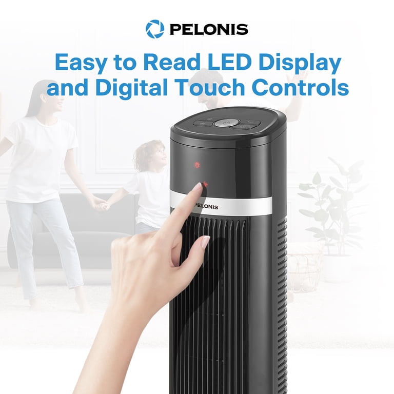 Pelonis 36-Inch Tower Fan For Bedroom - Oscillating Tower Fan With Remote Control - Indoor Quiet Fan With 3 Speeds 4 Modes And 15 Hour Timer Etl Certified Pelonis 36-Inch Tower Fan For Bedroom - Oscillating Tower Fan With Remote Control - Indoor Quiet Fan With 3 Speeds 4 Modes And 15 Hour Timer Etl Certified