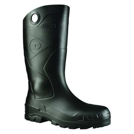 

Dunlop Protective Boots Steel Toe Pull-On Knee High 1/2 Heel Black Unisex 9