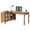 Brown, variant on Fnova 59" L-Shaped Corner Desk, Storage Cabinet Corner Computer Desk for Home Office, Gaming Setup Workstation, Study Room & Small Space