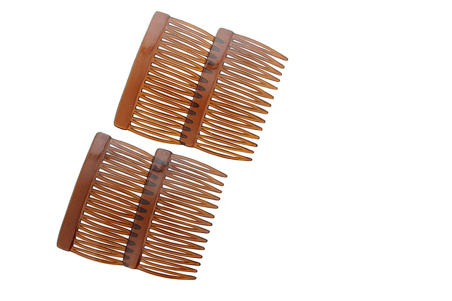 Crystal Clear Multipurpose Hair Combs - Set of Eight (8) 