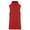 Bright Red, variant on Socal Look Women's Sleeveless Turtleneck Sweater Top in Stretchable Viscose Cream, XL