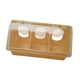 thumbnail image 4 of Alimentador de aves Caja colgante suministros alimentador de ranura para jaula para de paloma Tres agujeros, 4 of 8