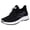 Black, variant on Women's Walking Shoes Non Slip Athletic Running Tennis Slip on Breathable Gym Workout Fashion Lace up Comfortable Sneakers Purple Size 6.5