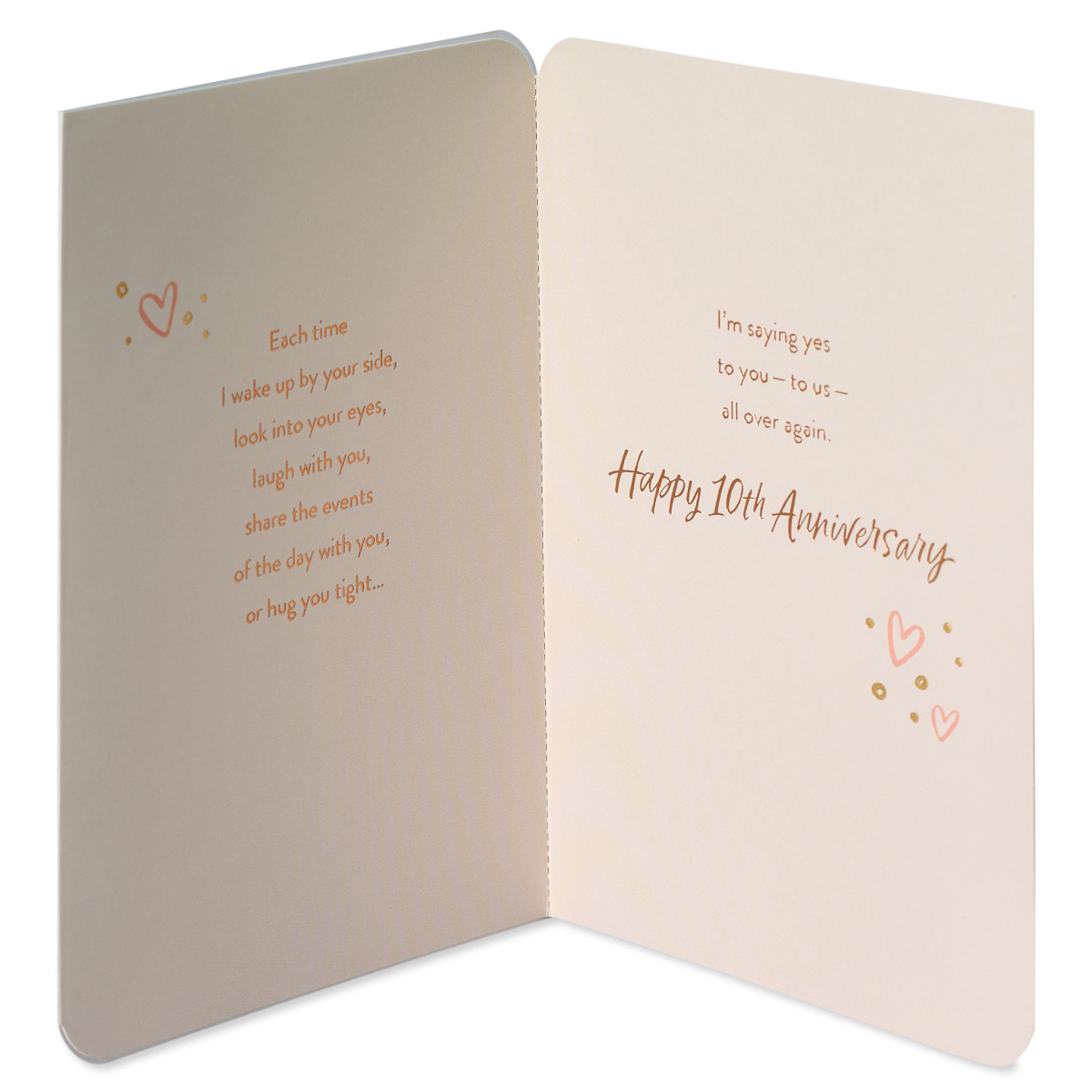 American Greetings 10th Anniversary Card (By Your Side) - Walmart.com