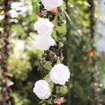 thumbnail image 4 of BalsaCircle 6 feet White Garland Silk Peony Flowers Leaves Wedding Party Bouquets Centerpieces, 4 of 6
