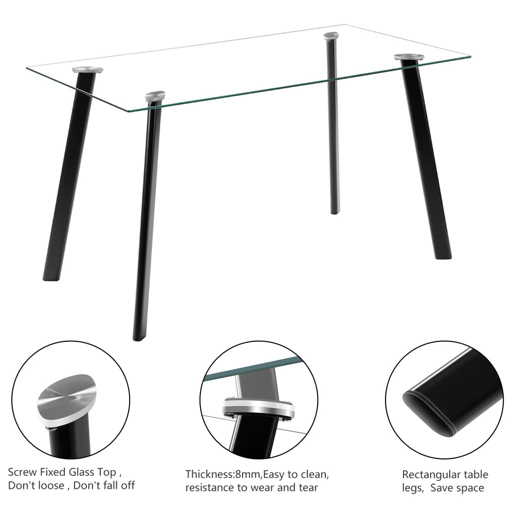 Kepooman 5Pcs Dining Table Set, Perfect for Bar/Kitchen/Breakfast Nook/Dining Room Kepooman 5Pcs Dining Table Set, Perfect for Bar/Kitchen/Breakfast Nook/Dining Room