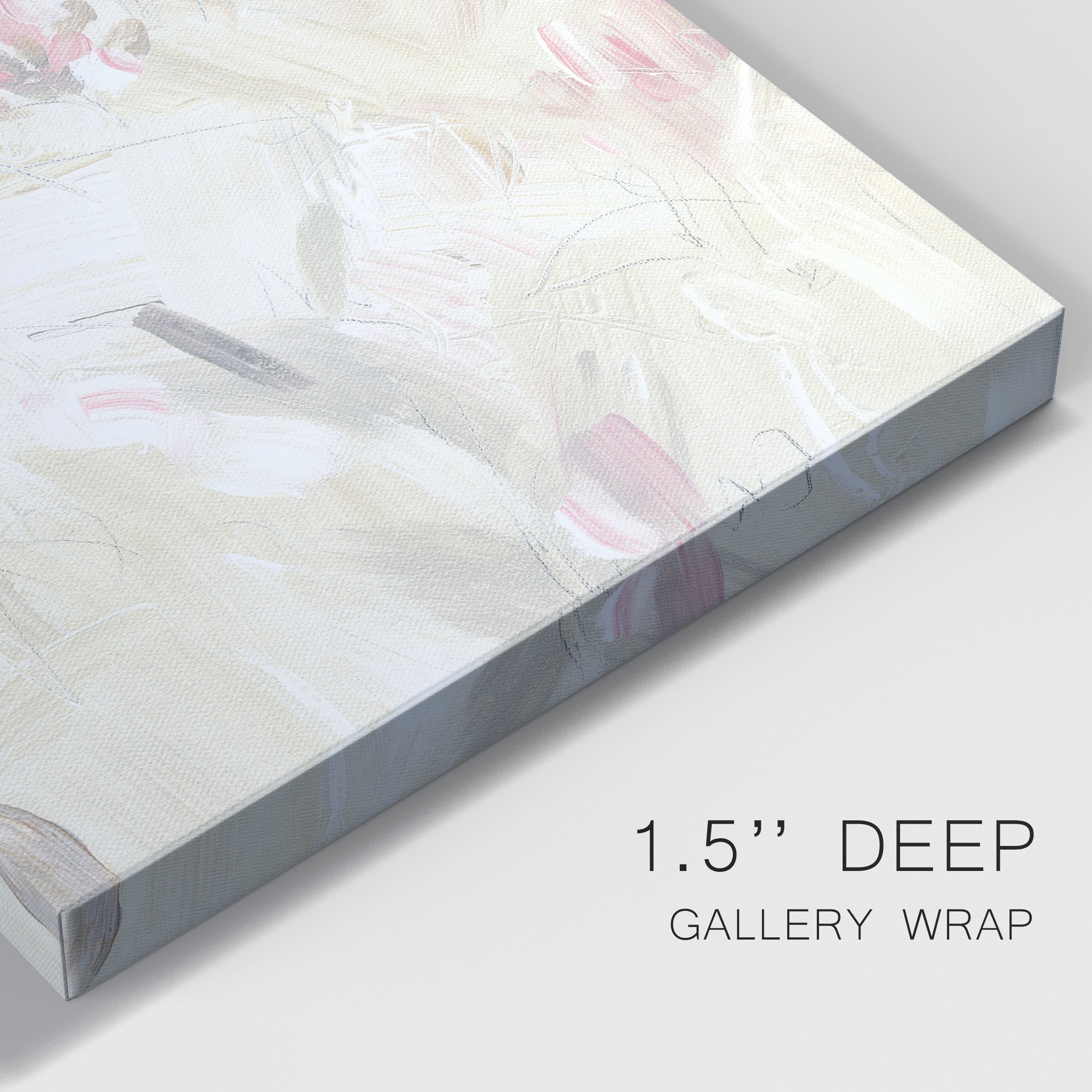 Soft Abstraction II Premium Gallery Wrapped Canvas - Ready to Hang