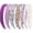 Purple, variant on Gocvo 8Pcs Hair Headbands for Women, Fashion Wide Headbands Multi-style Women Headbands Trendy Hair Accessories, Khaki