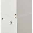 thumbnail image 6 of Over The Toilet Storage Cabinet, Bathroom Storage Cabinet Over Toilet with 2 Barn Door & Toilet Paper Holder Stand,Home Space-Saving Toilet Rack,White, 6 of 8